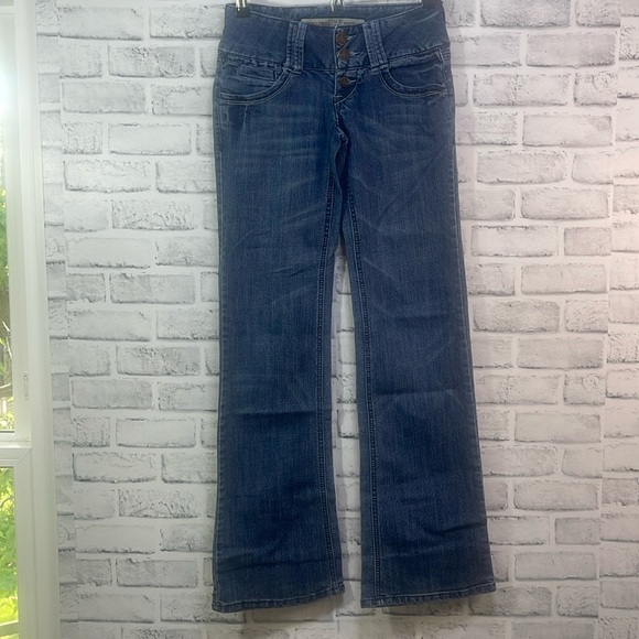 Mossimo Lowest Rise Bootcut Junior Size 1 - Picture 1 of 9